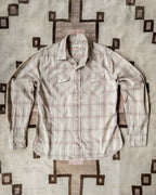 Washed Madras Workshirt - Earthtone Plaid