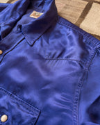 Satin Rodeo Shirt - Royal Purple