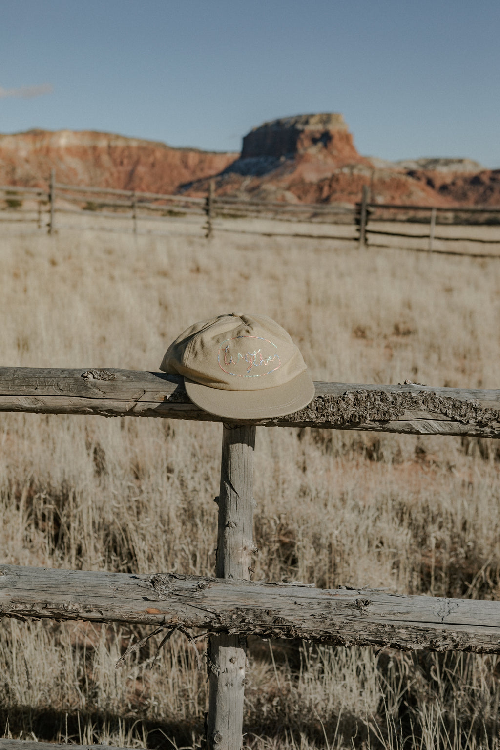 Chainstitched Canvas Ranch Hat - Khaki
